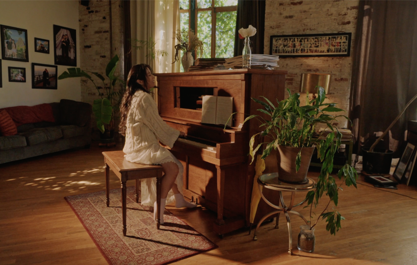 Janet Noah growing up with you music video still