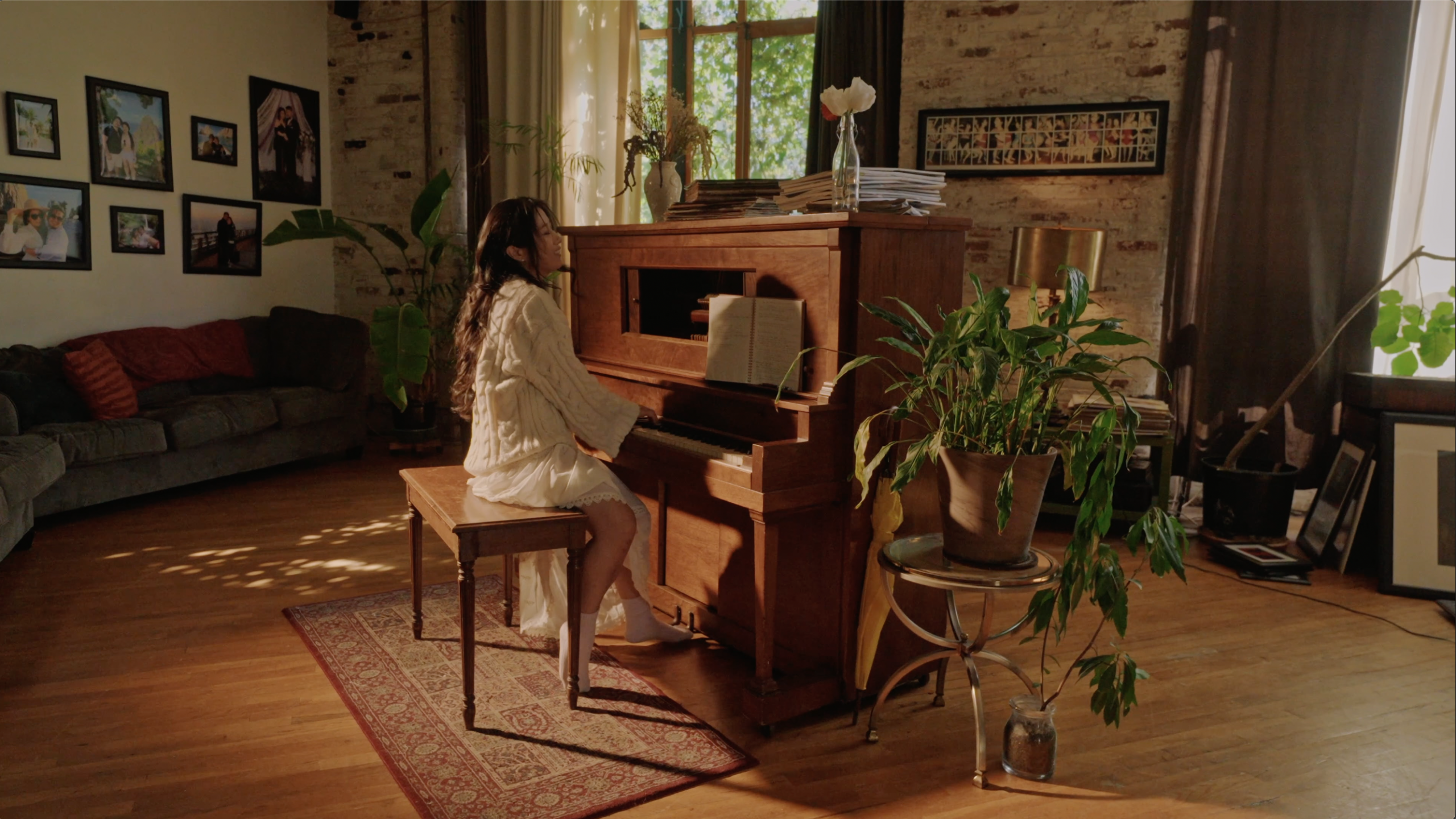 Janet Noah growing up with you music video still